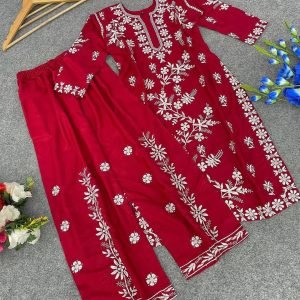 🌸 Pakistani-Inspired Chikan Kari Two-Piece Collection 🌸